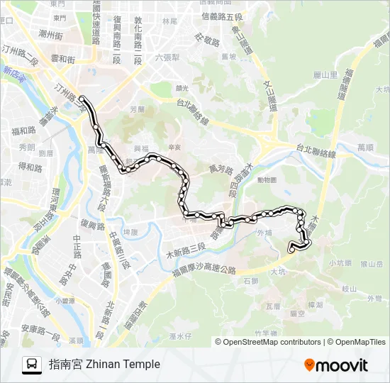 530 Bus Line Map