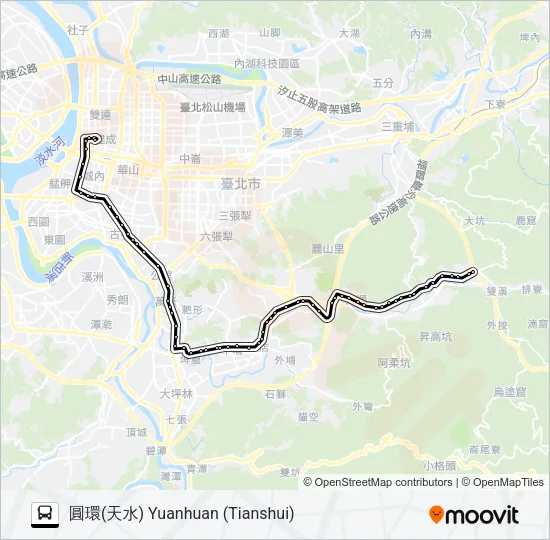 660 Bus Line Map