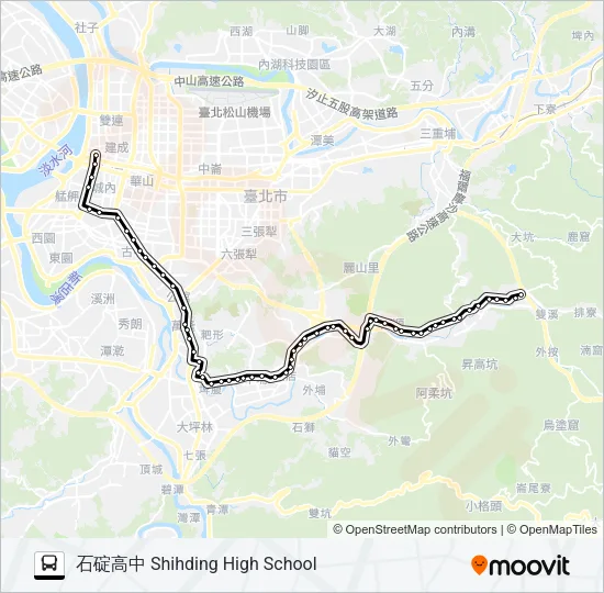 660 Bus Line Map