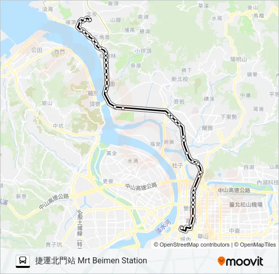 756 Bus Line Map
