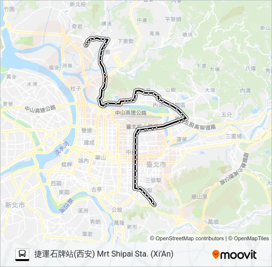 902 Bus Line Map