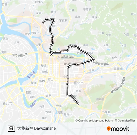 902 Bus Line Map