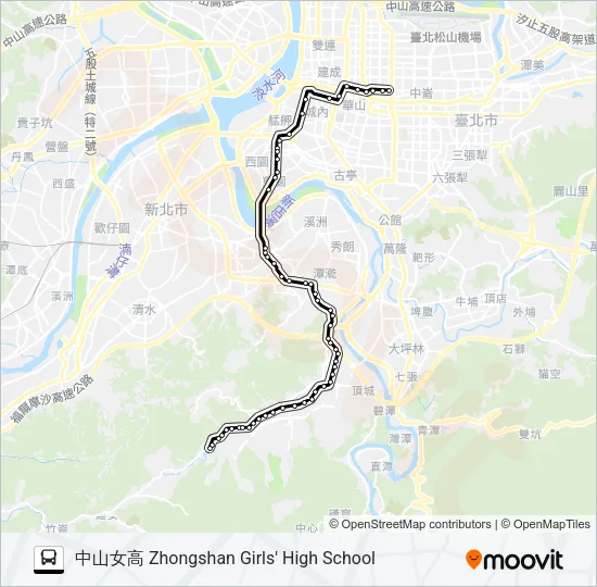 202區 Bus Line Map