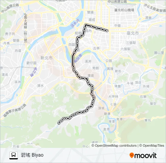 202區 Bus Line Map