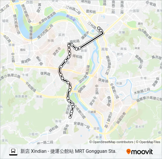 208區 Bus Line Map