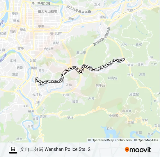 660區 Bus Line Map