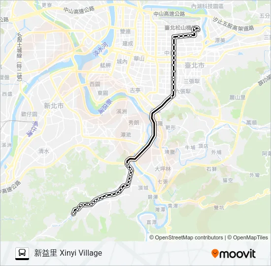 905副 Bus Line Map