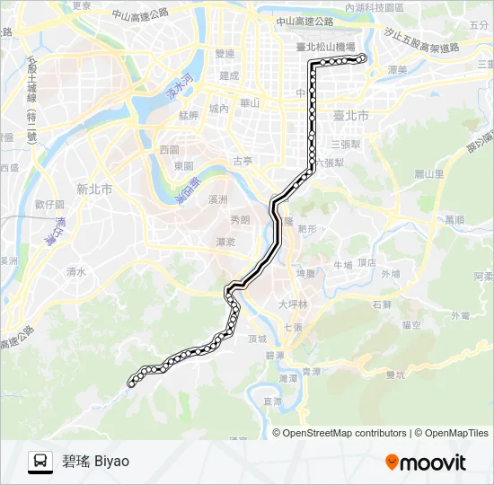 905副 Bus Line Map