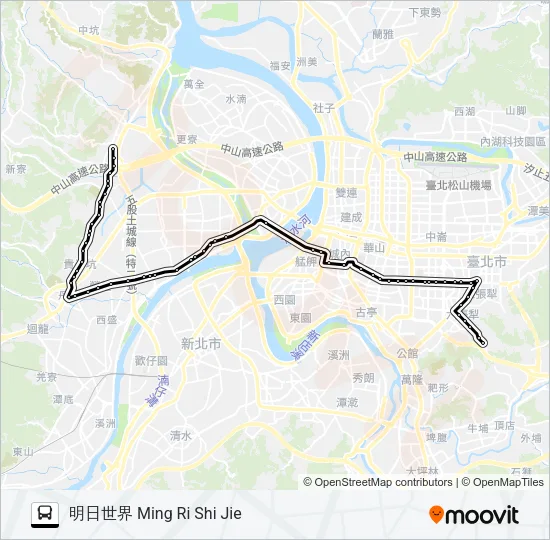 758(五股發車) Bus Line Map