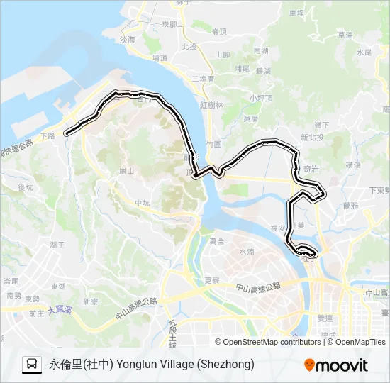 682 Bus Line Map