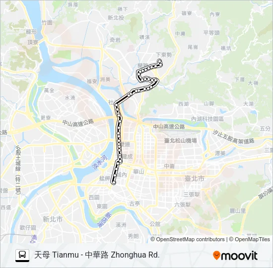 206 Bus Line Map