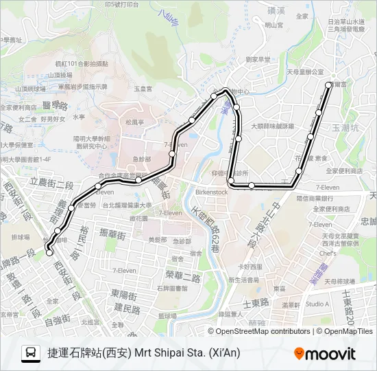 224 Bus Line Map