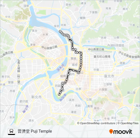 246 Bus Line Map