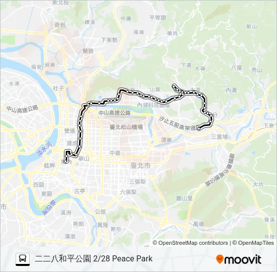 247 Bus Line Map