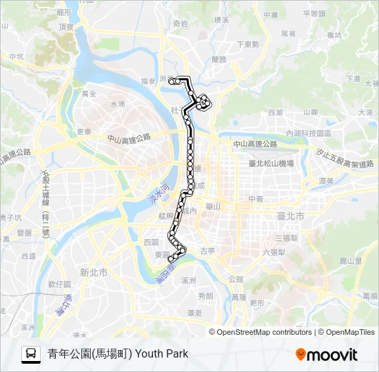 250 Bus Line Map