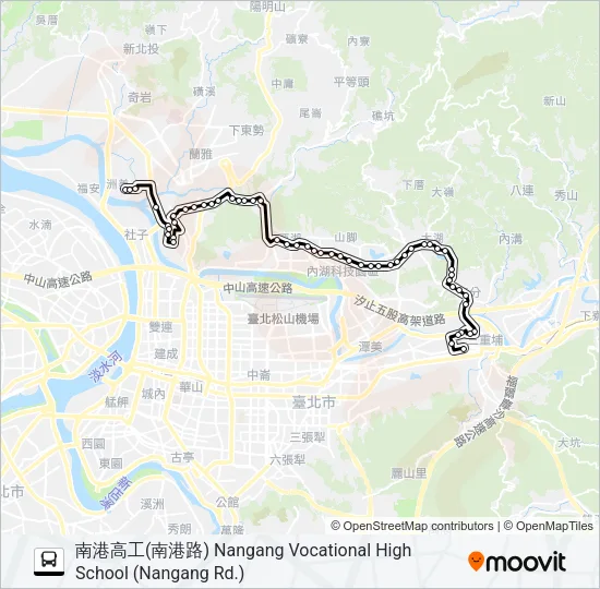 683 Bus Line Map