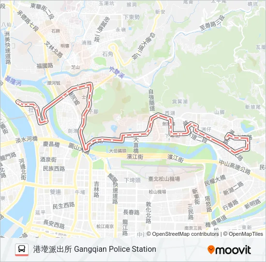 紅3區 Bus Line Map