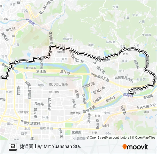 247區 Bus Line Map