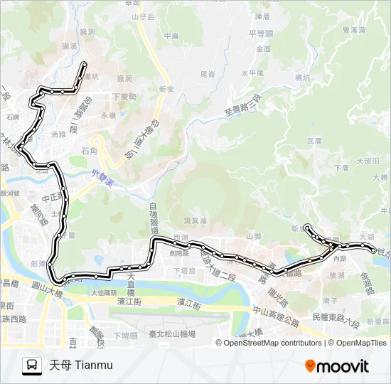 267路 Bus Line Map