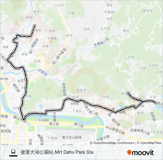 267路 Bus Line Map