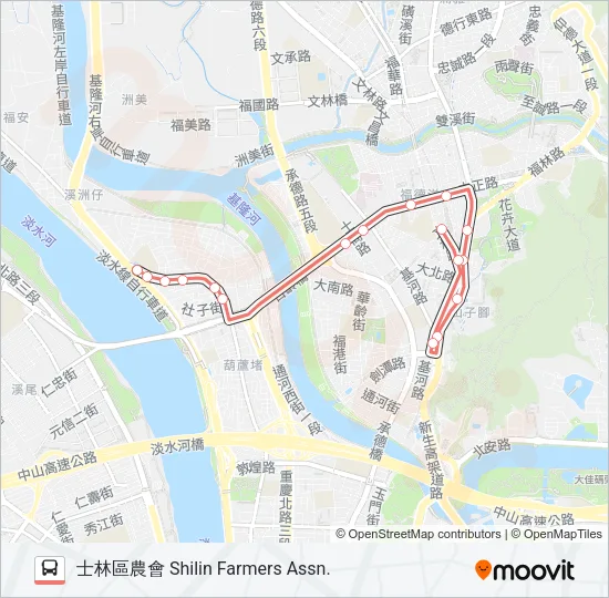 紅10區 Bus Line Map