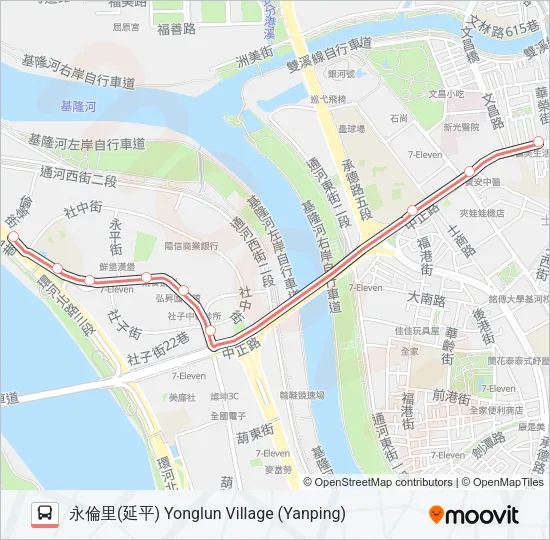 紅10區 Bus Line Map