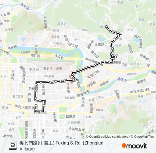 521經三總 Bus Line Map