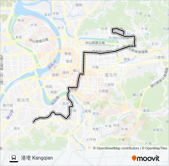 214 Bus Line Map