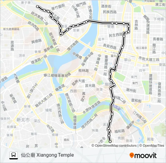 227 Bus Line Map