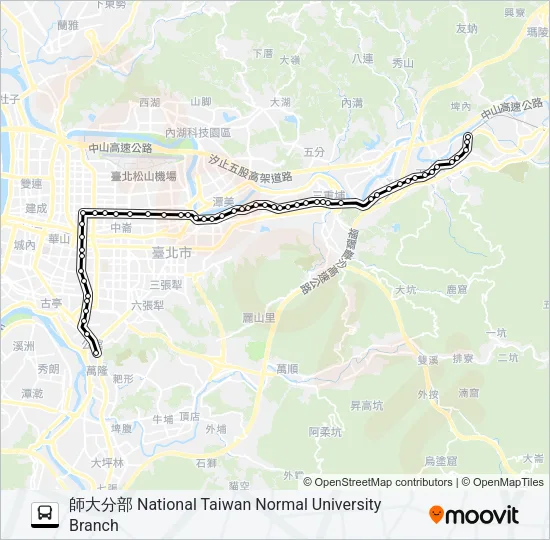 668 Bus Line Map