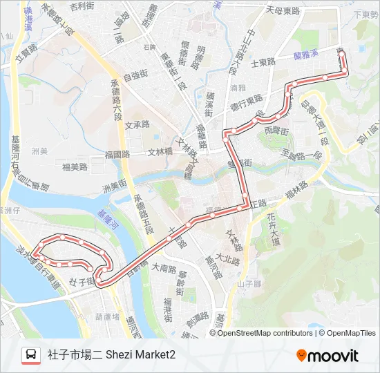 紅15 Bus Line Map