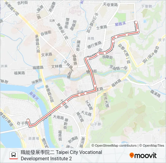 紅15 Bus Line Map