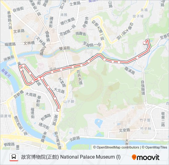 紅30 bus Line Map