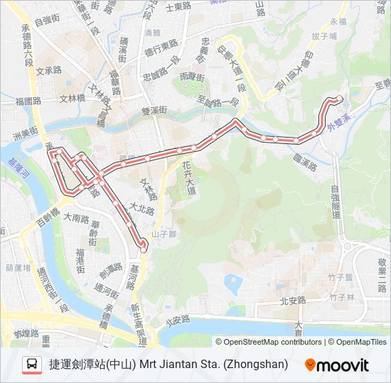 紅30 bus Line Map