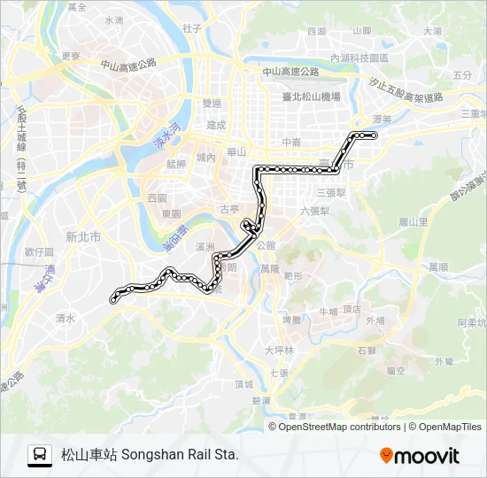 311路 Bus Line Map
