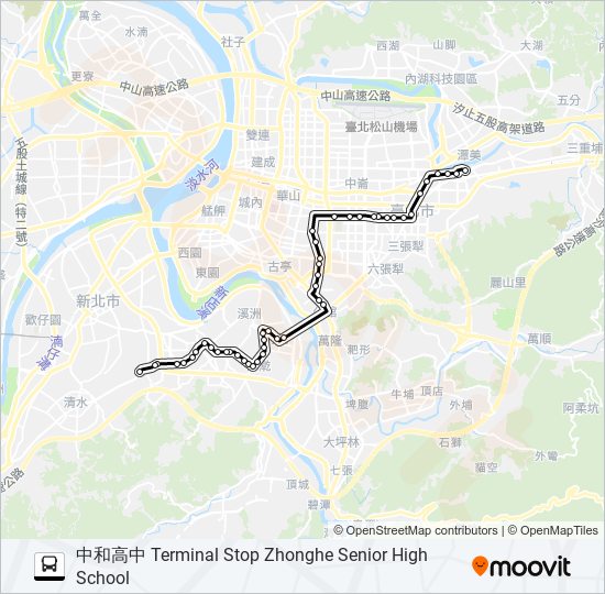 311路 bus Line Map