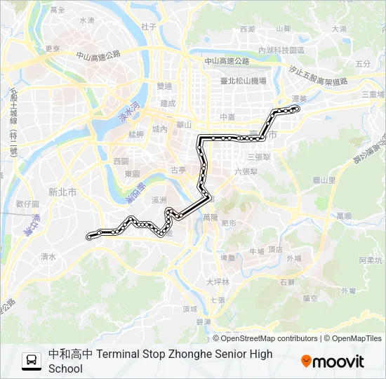 311路 Bus Line Map
