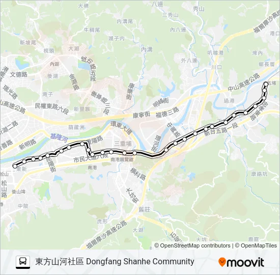 605副 Bus Line Map