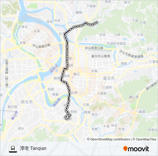 304重慶 bus Line Map