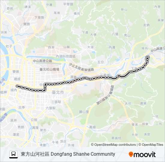 605新台五 bus Line Map