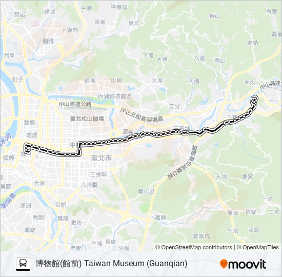 605新台五 bus Line Map