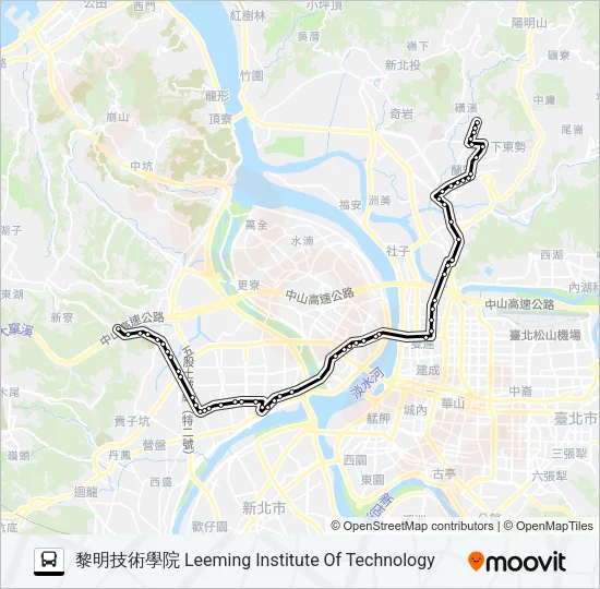 616經黎明 Bus Line Map