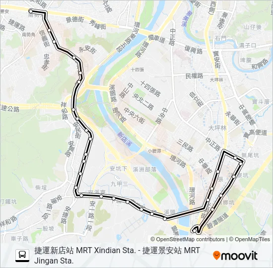 8 Bus Line Map