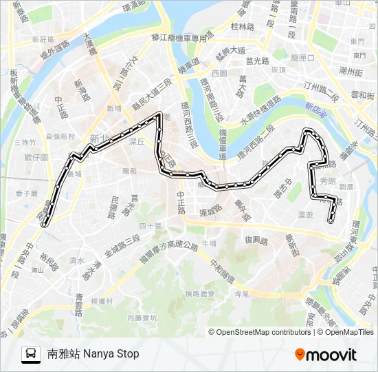 51 Bus Line Map