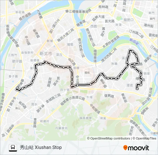 57 Bus Line Map