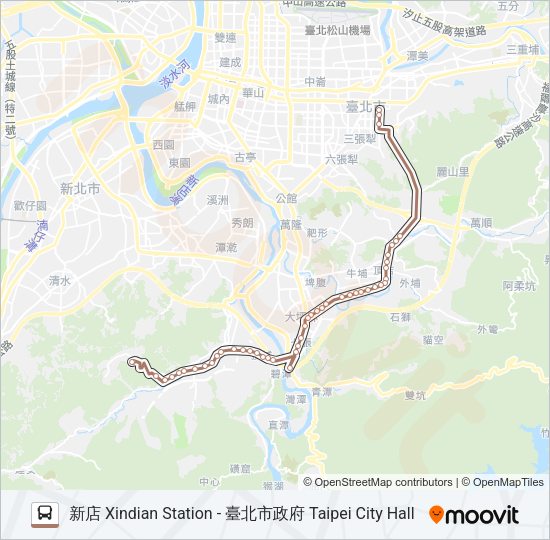 棕7 Bus Line Map