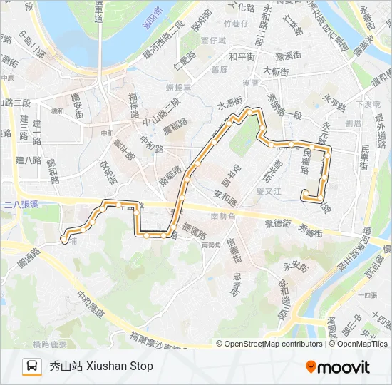 橘2 Bus Line Map