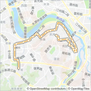 橘3 Bus Line Map