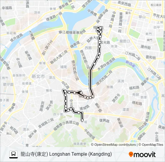 201 Bus Line Map