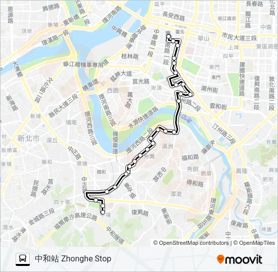 243 Bus Line Map
